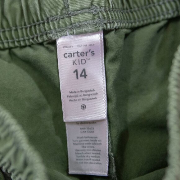𝅺3 for $10 Carter's Pull-on Chino Shorts size 14 - Picture 2 of 4